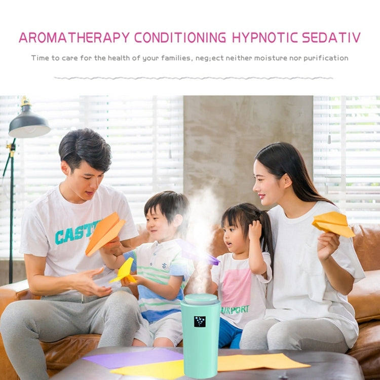 Small-3 2W Humidifier Moisture Meter Moisturizing Instrument with LED Night Light, Water Tank Capacity: 260ml(Blue) by bashfashion