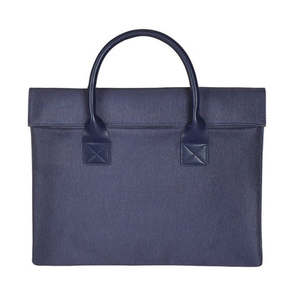 15.4 inch Universal Wearable Soft Handle Portable Laptop Tablet Bag, For Macbook, Samsung, Lenovo, Sony, DELL Alienware, CHUWI, ASUS, HP(Navy Blue) by bashfashion