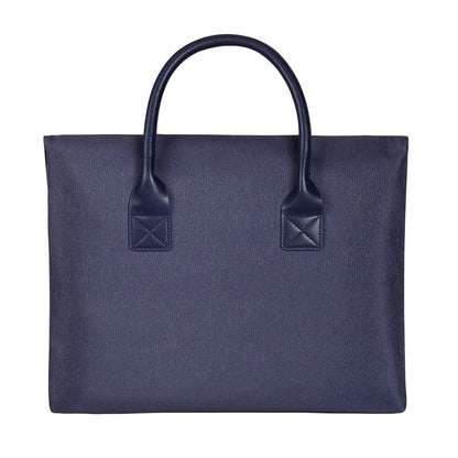 15.4 inch Universal Wearable Soft Handle Portable Laptop Tablet Bag, For Macbook, Samsung, Lenovo, Sony, DELL Alienware, CHUWI, ASUS, HP(Navy Blue) by bashfashion