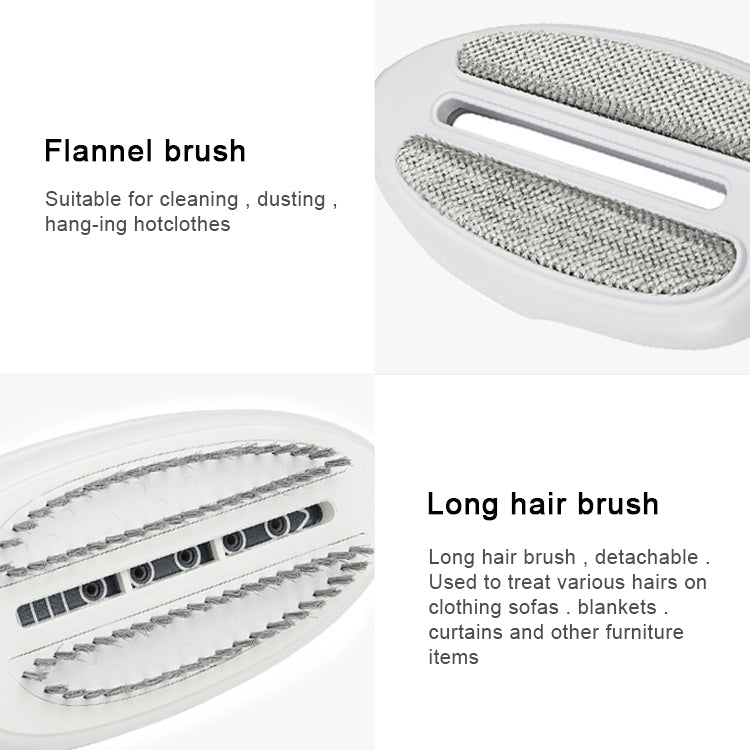 Multifunction Household Handheld Steamer Travel Portable Hand - Held Steam Hanging Hot Machine Ceramic Bottom with Flannelette Brush & Hair Brush & Measuring Cup,US Plug(Blue) by bashfashion