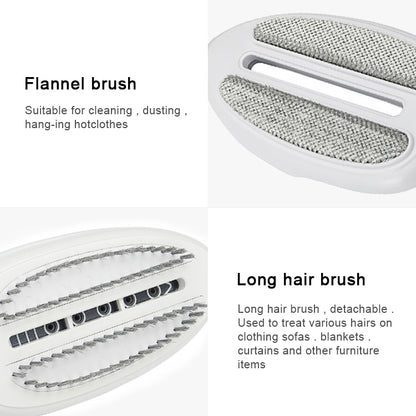 Multifunction Household Handheld Steamer Travel Portable Hand - Held Steam Hanging Hot Machine Ceramic Bottom with Flannelette Brush & Hair Brush & Measuring Cup,EU Plug(Blue) by bashfashion