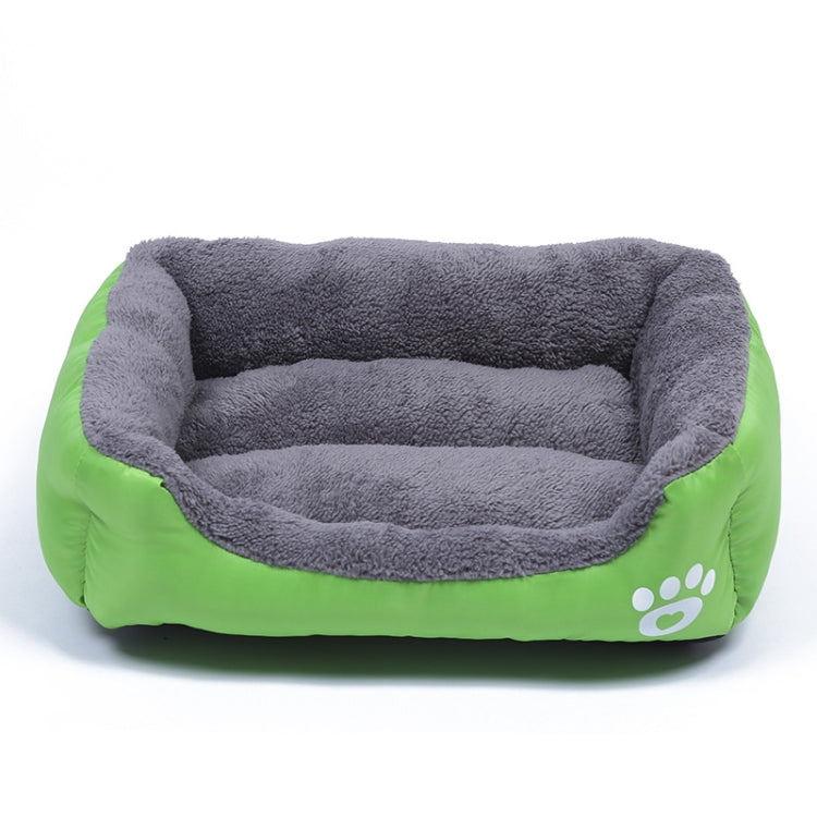 Candy Color Four Seasons Genuine Warm Pet Dog Kennel Mat Teddy Dog Mat, Size: M, 54×42×12cm (Green) by bashfashion