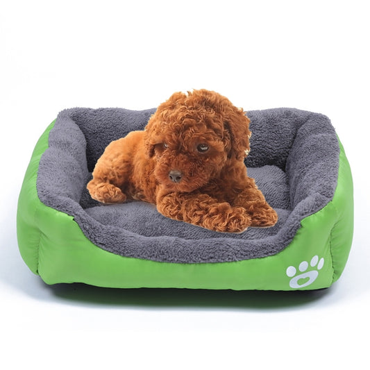 Candy Color Four Seasons Genuine Warm Pet Dog Kennel Mat Teddy Dog Mat, Size: XXL, 95×72×18cm (Green) by bashfashion