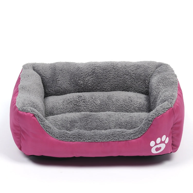Candy Color Four Seasons Genuine Warm Pet Dog Kennel Mat Teddy Dog Mat, Size: XXL, 95×72×18cm (Magenta) by bashfashion