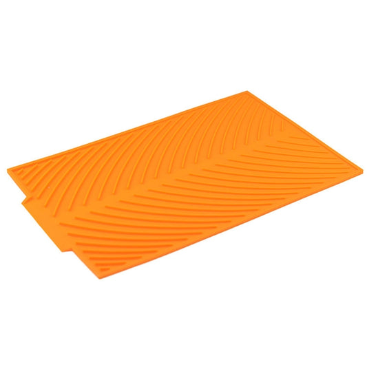 Multi-function Silicone Foldable Water Filter Mat Drain Insulation Pad (Orange) by bashfashion