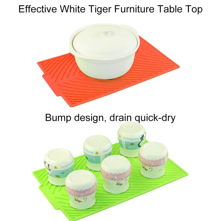 Multi-function Silicone Foldable Water Filter Mat Drain Insulation Pad (Red) by bashfashion