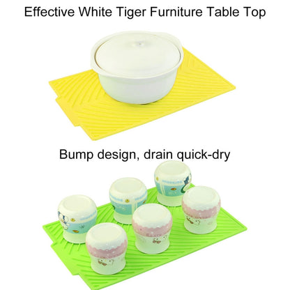 Multi-function Silicone Foldable Water Filter Mat Drain Insulation Pad (Yellow) by bashfashion