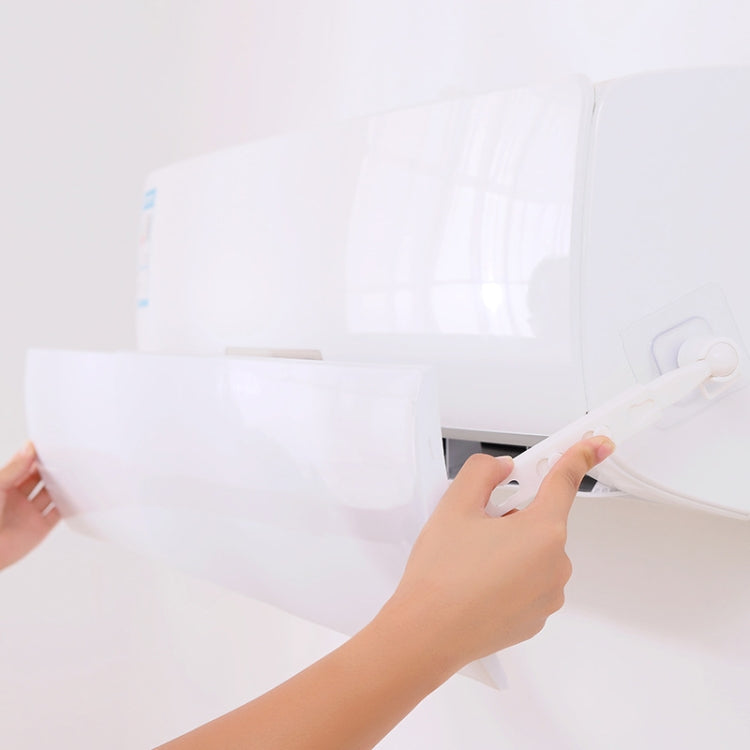 Air Conditioning Wind Deflector Shroud Bedroom Wall-Mounted Baby Universal Anti-Straight Blowing Air Conditioning Windshield(White) by bashfashion