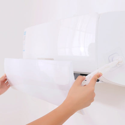 Air Conditioning Wind Deflector Shroud Bedroom Wall-Mounted Baby Universal Anti-Straight Blowing Air Conditioning Windshield(White) by bashfashion