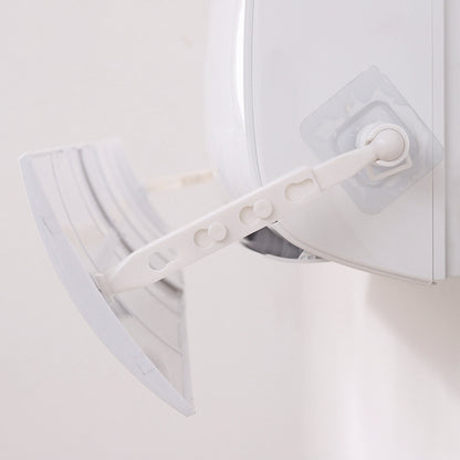 Air Conditioning Wind Deflector Shroud Bedroom Wall-Mounted Baby Universal Anti-Straight Blowing Air Conditioning Windshield(White) by bashfashion