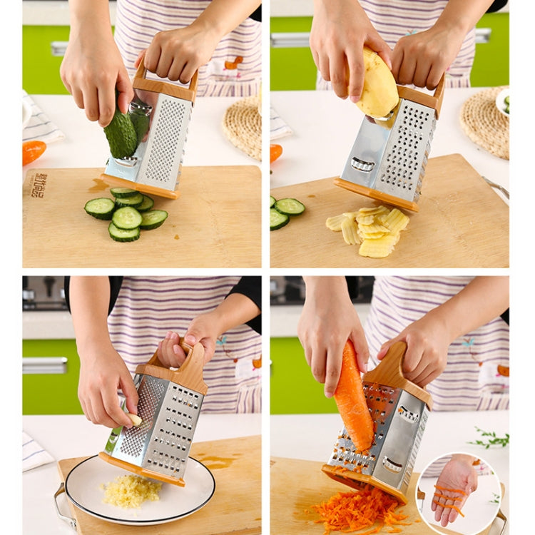 Multi-functional Six-side Stainless Steel Vegetable Chopper Cutting Tools by bashfashion
