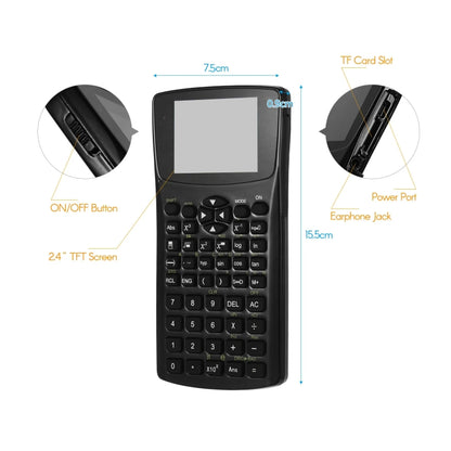 2.4 inch Display Screen Anti-peeping Scientific Calculator, Support Sound Recording / Radio / Music & Video Playing by bashfashion