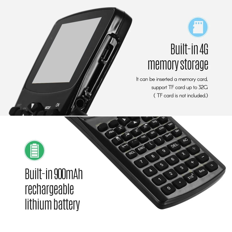 2.4 inch Display Screen Anti-peeping Scientific Calculator, Support Sound Recording / Radio / Music & Video Playing by bashfashion