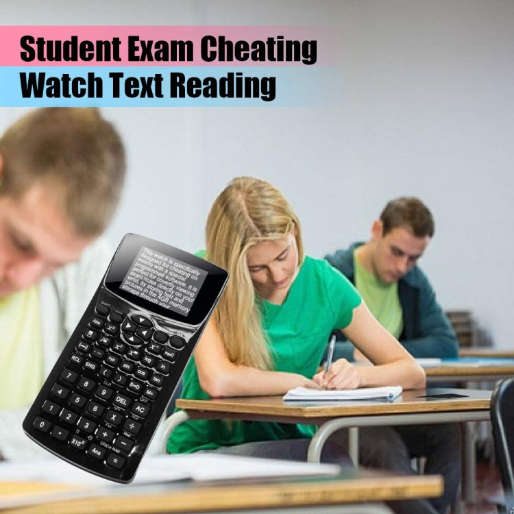 2.4 inch Display Screen Anti-peeping Scientific Calculator, Support Sound Recording / Radio / Music & Video Playing by bashfashion