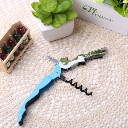 10pcs Multi-function Sea Horse Pattern Stainless Wine Bottle Opener, Can Opener Bottle Opener, Random Color Delivery by bashfashion