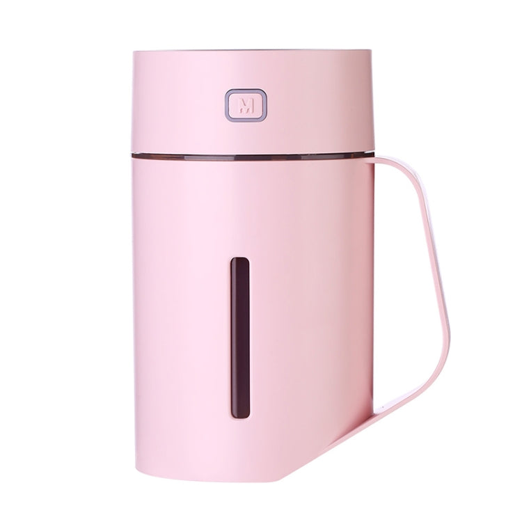 ML-S2 Water Cup Shape Intelligent Mute LED Night Light Atomized Humidifier Air humidification Machine(Pink) by bashfashion
