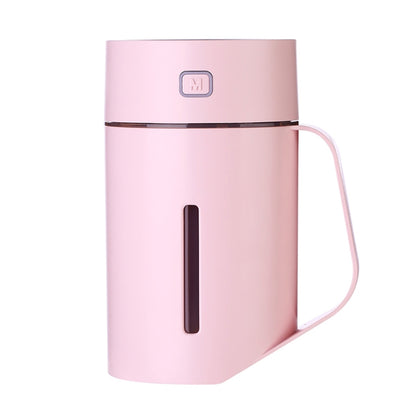 ML-S2 Water Cup Shape Intelligent Mute LED Night Light Atomized Humidifier Air humidification Machine(Pink) by bashfashion