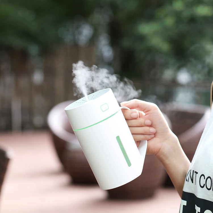 ML-S2 Water Cup Shape Intelligent Mute LED Night Light Atomized Humidifier Air humidification Machine(Pink) by bashfashion