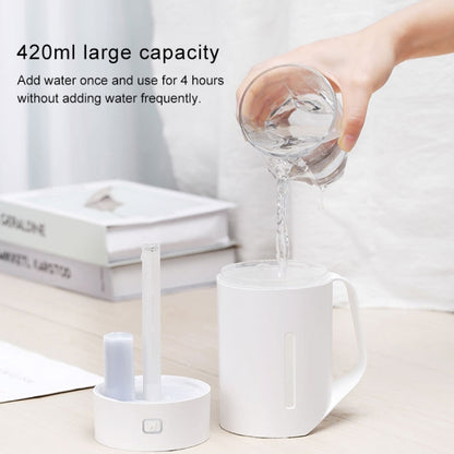 ML-S2 Water Cup Shape Intelligent Mute LED Night Light Atomized Humidifier Air humidification Machine(Pink) by bashfashion