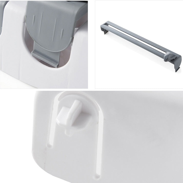 Kitchen Wall Mounted Cling Film Holder Wrap Storage Rack Hanger Rack Cutting Device, Size: 39 x 10 x 24cm(Grey) by bashfashion