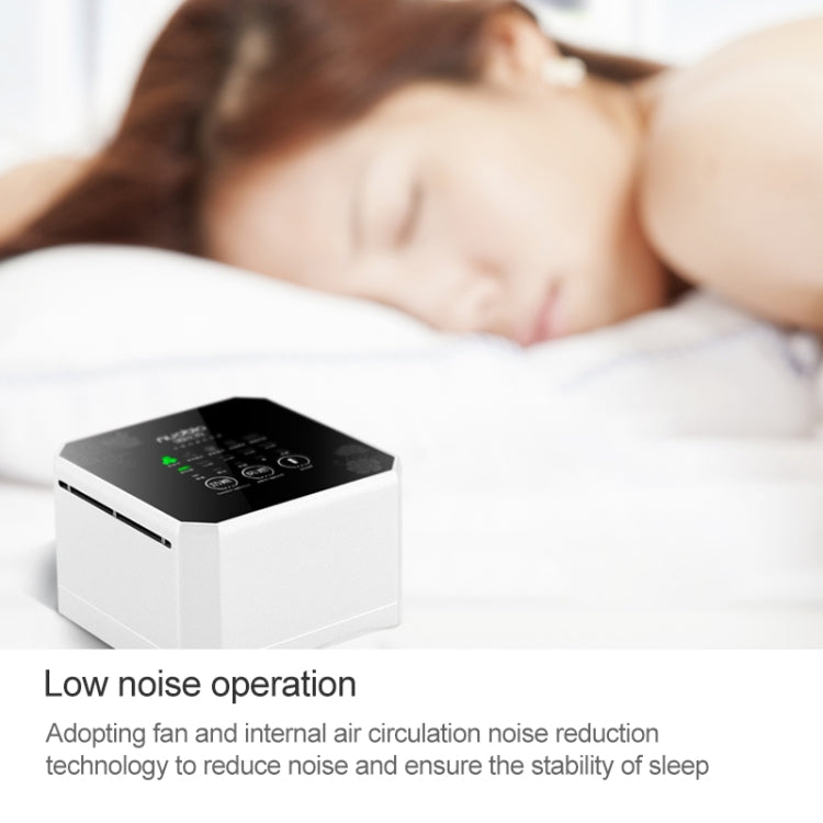 Nobico J008 Air Purifier Home Desktop Negative Ion Mini Purifier(White) by nobico