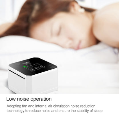 Nobico J008 Air Purifier Home Desktop Negative Ion Mini Purifier(White) by nobico