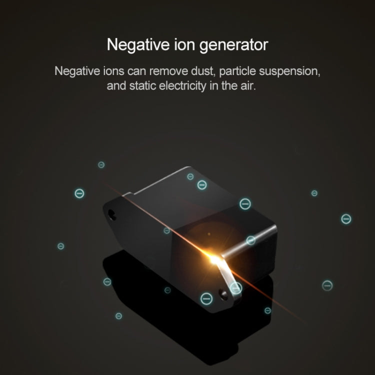 Nobico J008 Air Purifier Home Desktop Negative Ion Mini Purifier(Brown) by nobico