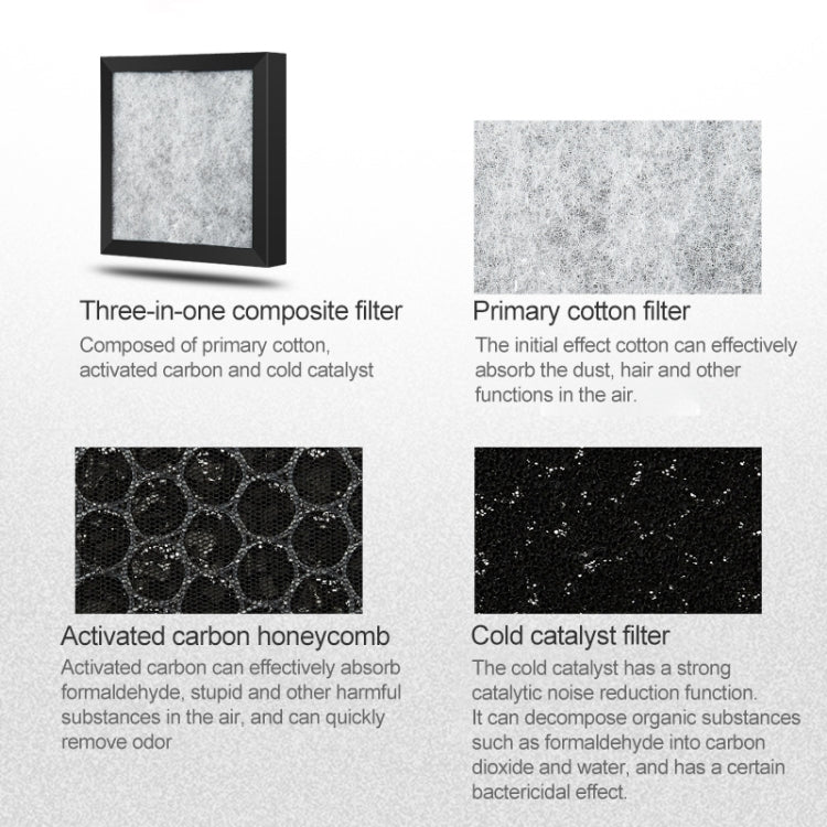 Nobico J008 Air Purifier Home Desktop Negative Ion Mini Purifier(Brown) by nobico