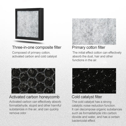 Nobico J008 Air Purifier Home Desktop Negative Ion Mini Purifier(Brown) by nobico