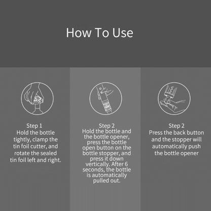 Original Xiaomi Youpin CIRCLE JOY Stainless Steel Dry Battery Electric Bottle Opener by Xiaomi