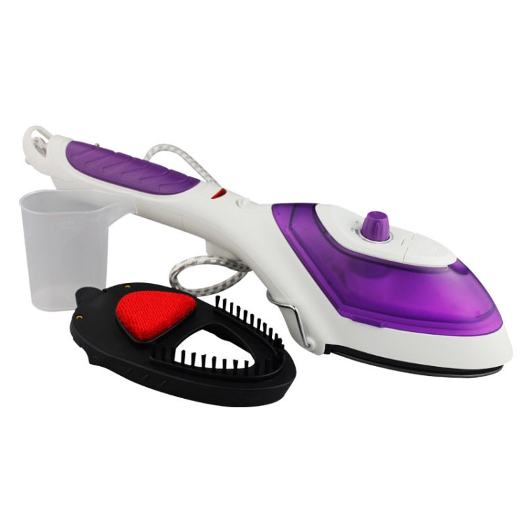 YB-888 900W 2 in 1 Multifunction Household Small Handheld Ironer Travel Portable Handheld Steam Hanging Hot Machine with Steam Brush & Measuring Cup, EU Plug(Purple) by bashfashion
