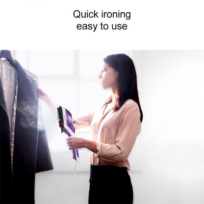 YB-888 900W 2 in 1 Multifunction Household Small Handheld Ironer Travel Portable Handheld Steam Hanging Hot Machine with Steam Brush & Measuring Cup, EU Plug(Purple) by bashfashion