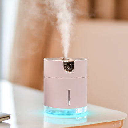 WT-H16 USB Charging Water Pattern Atomizing Humidifier with Colorful Night Lights, Water Tank Capacity: 300mL (Pink) by bashfashion
