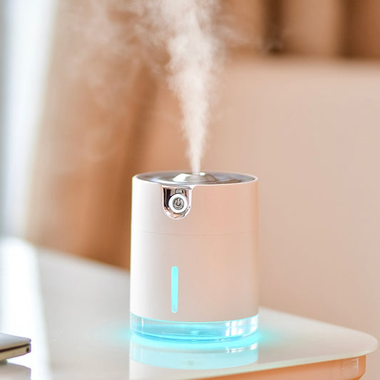 WT-H16 USB Charging Water Pattern Atomizing Humidifier with Colorful Night Lights, Water Tank Capacity: 300mL (White) by bashfashion