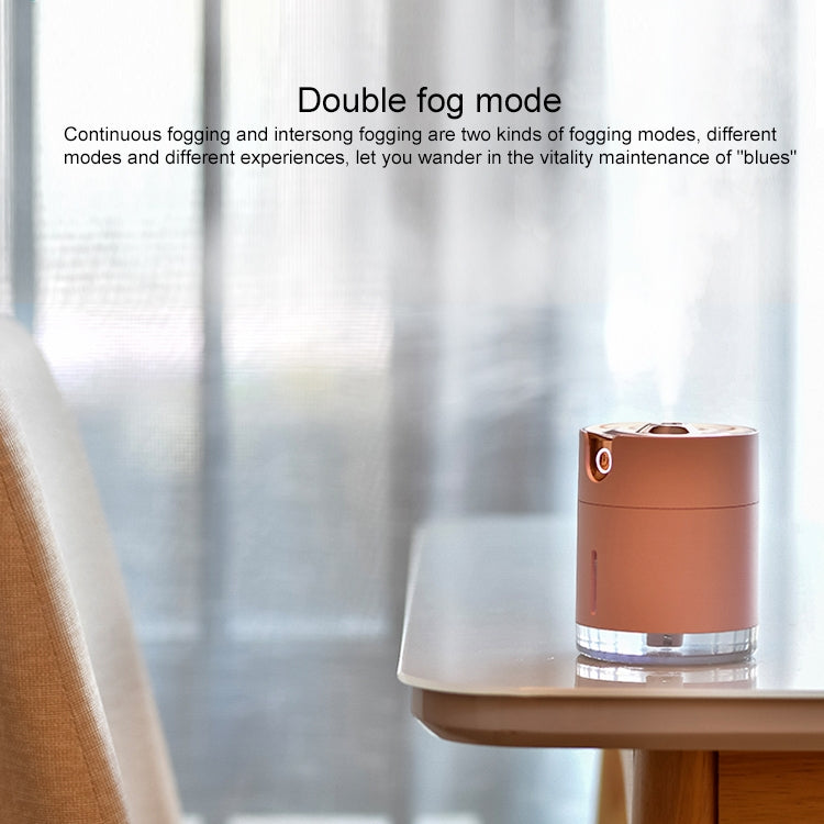 WT-H16 USB Charging Water Pattern Atomizing Humidifier with Colorful Night Lights, Water Tank Capacity: 300mL (White) by bashfashion