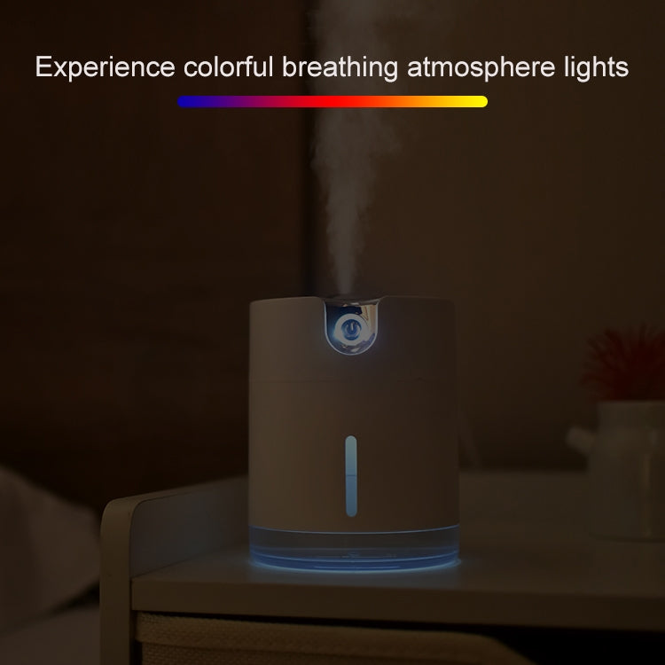 WT-H16 USB Charging Water Pattern Atomizing Humidifier with Colorful Night Lights, Water Tank Capacity: 300mL (White) by bashfashion