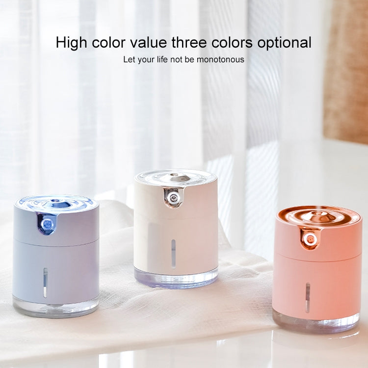 WT-H16 USB Charging Water Pattern Atomizing Humidifier with Colorful Night Lights, Water Tank Capacity: 300mL (White) by bashfashion