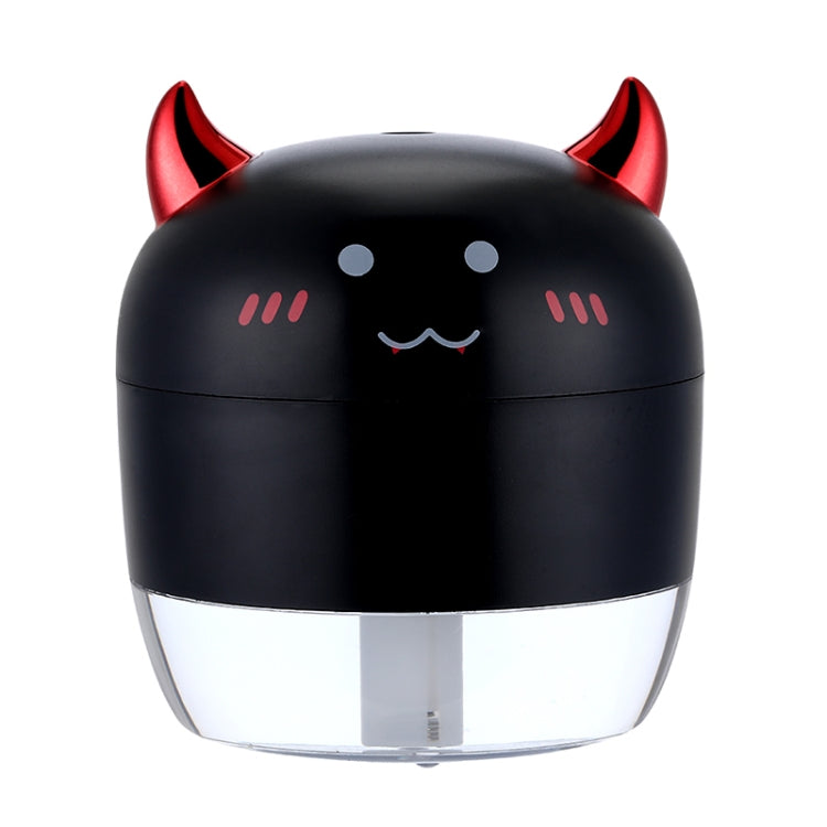 WT-H21 Devil Atomizing Humidifier with Colorful Night Lights, Water Tank Capacity: 200mL(Black) by bashfashion
