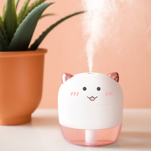 WT-H21 Angel Atomizing Humidifier with Colorful Night Lights, Water Tank Capacity: 200mL(White) by bashfashion