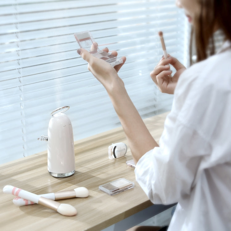 TSHM0 Mini Angel Atomizing Humidifier with Colorful Night Lights, Water Tank Capacity: 230mL (Gold) by bashfashion