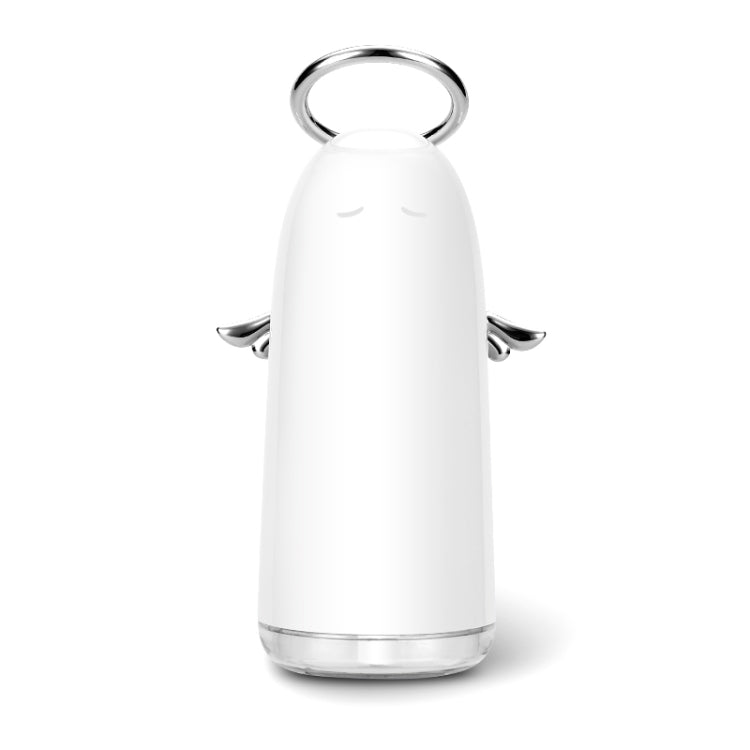 TSHM0 Mini Angel Atomizing Humidifier with Colorful Night Lights, Water Tank Capacity: 230mL (Silver) by bashfashion