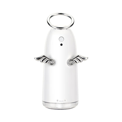 TSHM0 Mini Angel Atomizing Humidifier with Colorful Night Lights, Water Tank Capacity: 230mL (Silver) by bashfashion