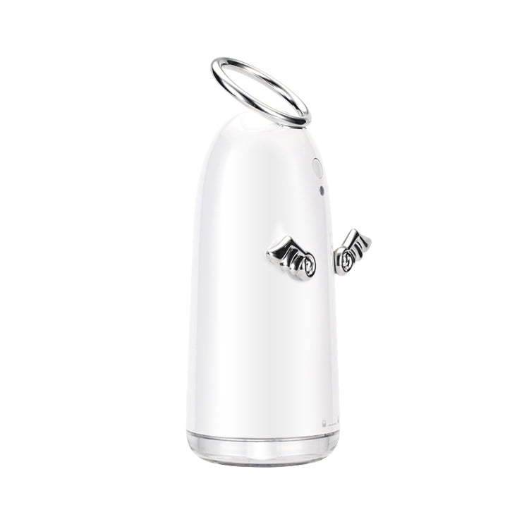 TSHM0 Mini Angel Atomizing Humidifier with Colorful Night Lights, Water Tank Capacity: 230mL (Silver) by bashfashion