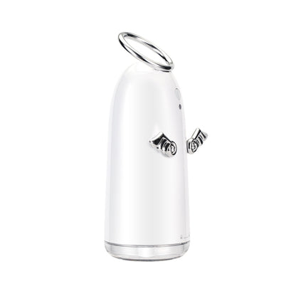 TSHM0 Mini Angel Atomizing Humidifier with Colorful Night Lights, Water Tank Capacity: 230mL (Silver) by bashfashion