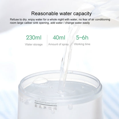 TSHM0 Mini Angel Atomizing Humidifier with Colorful Night Lights, Water Tank Capacity: 230mL (Silver) by bashfashion