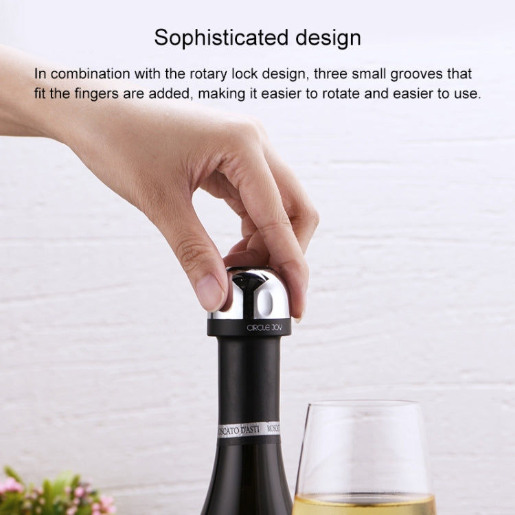 Original Xiaomi Youpin Circle Joy CJ-JS02 Mini Portable Champagne Sparkling Wine Bottle Stopper Plugger by Xiaomi