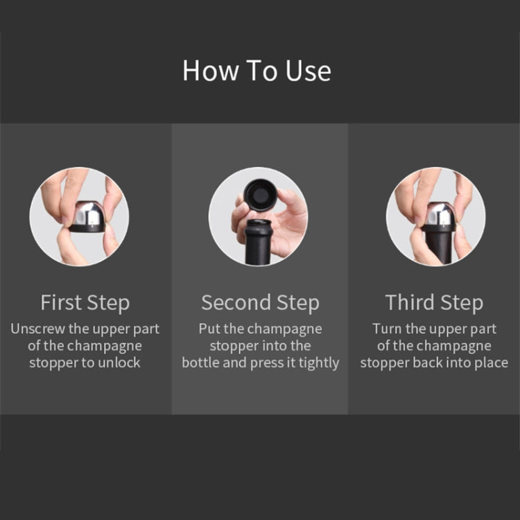 Original Xiaomi Youpin Circle Joy CJ-JS02 Mini Portable Champagne Sparkling Wine Bottle Stopper Plugger by Xiaomi