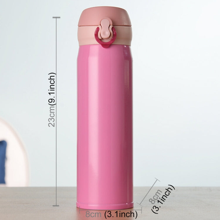 450ml Creative Portable Stainless Steel Vacuum Flask Vacuum Bottle (Red) by bashfashion
