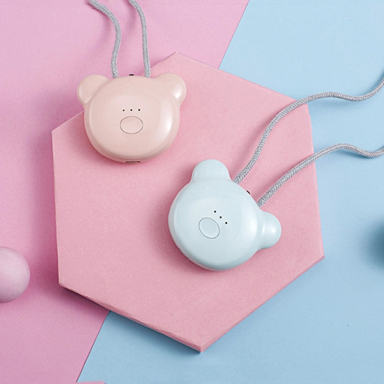 Mini Bear Style Neck Formaldehyde Negative Ion PM2.5 Removal Air Purifier for Kids (Blue) by bashfashion