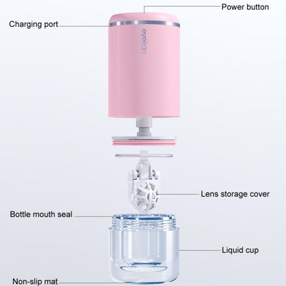 Eyekan HL-988 Ultrasonic Automatic Cleaner Beauty Lens Electric Cleaning Instrument(Pink) by bashfashion